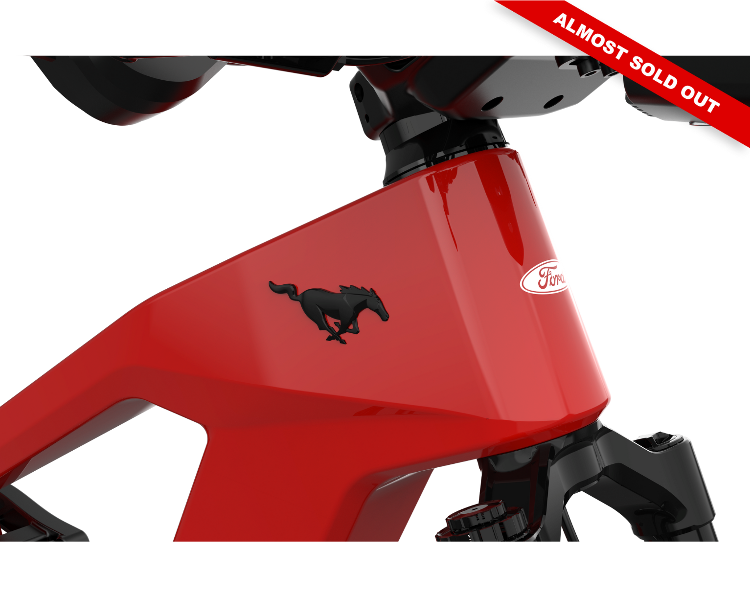  Ford Mustang electric bike in Race Red colour