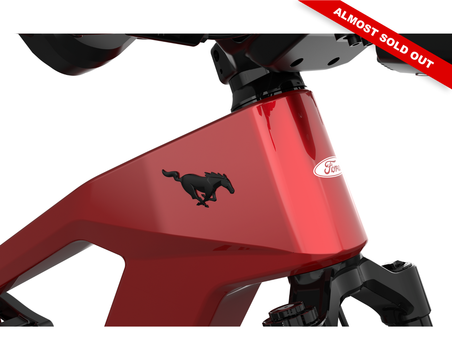 Ford Mustang electric bike in Rapid Red colour