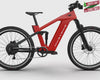 360-degree view of the Ford Mustang e-bike in Race Red colour